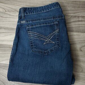 Cinch Ada Boot Cut Jeans Womens 36x35 Dark Wash Denim Western Rodeo